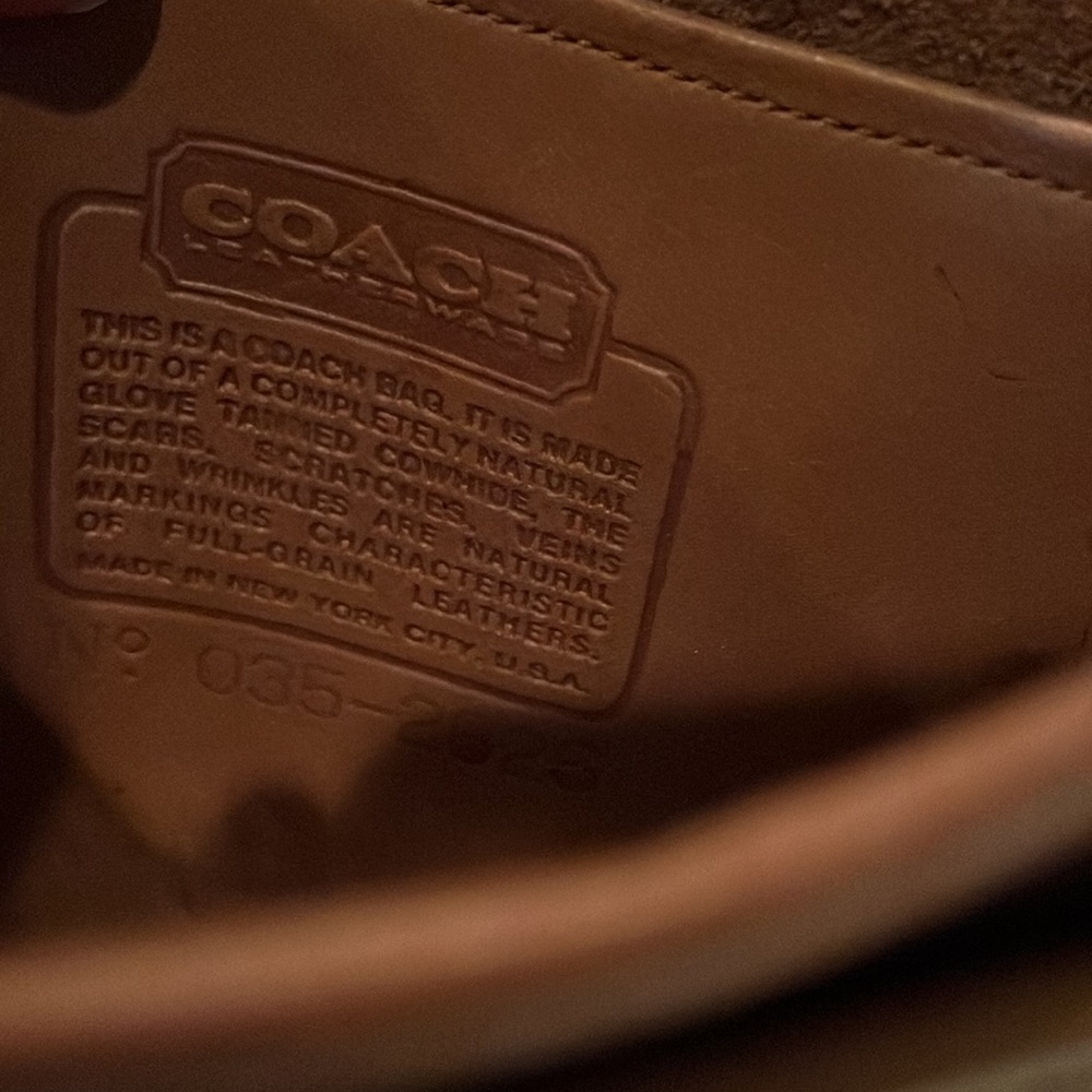 Vintage Coach Mini Bag Crossbody Leather NYC - Picture 7 of 10